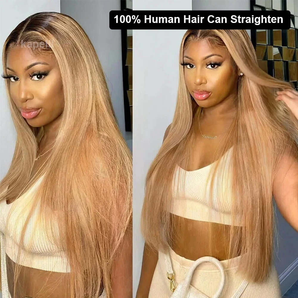 Rubio degradado onda del cuerpo 3 4 mechones de color brasileño Remy 100% cabello humano sin procesar ondulado doble dibujado mechones extensiones de tejido