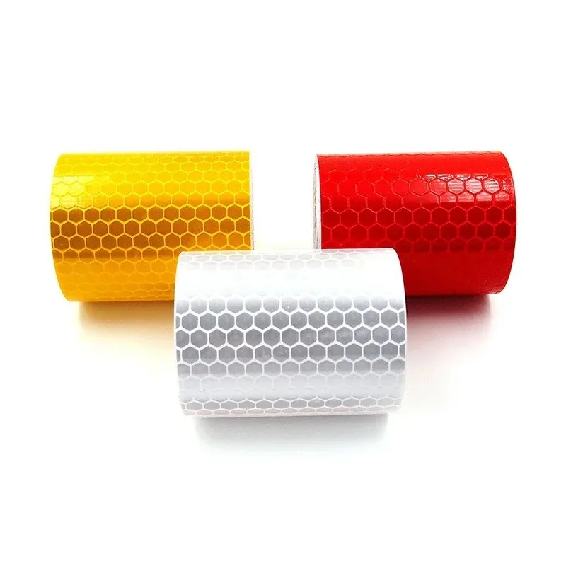 ESCAM 5 Cm X 3 M Xe Chất Liệu Phản Quang Băng Dán Ô Tô Xe Máy Cảnh Báo An Toàn Băng Phim Phản Quang Xe Ô Tô