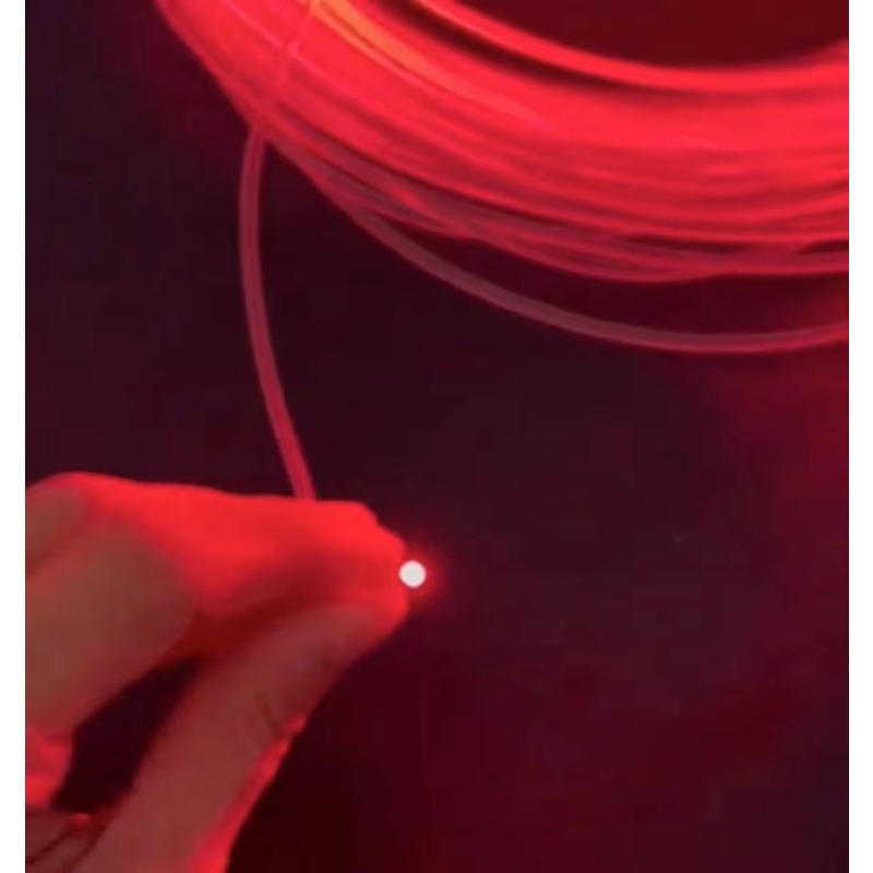 End illuminated Tip Fiber Optic Plastic Solid Core Soft End Point Waterproof Light Guide Rods Large Diameter Fiber Optic