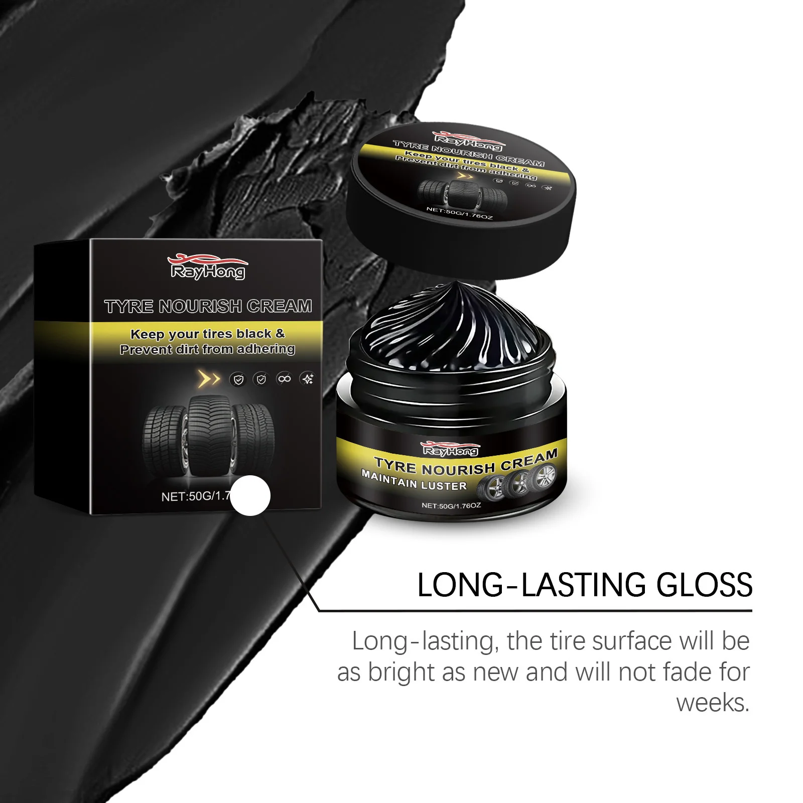 ยางรถเคลือบเงา Hydrophobic Sealant Wax Agent ยางบํารุงรักษาทําความสะอาดรถจักรยานยนต์จักรยานยางขัดตกแต่งเครื่องมือ