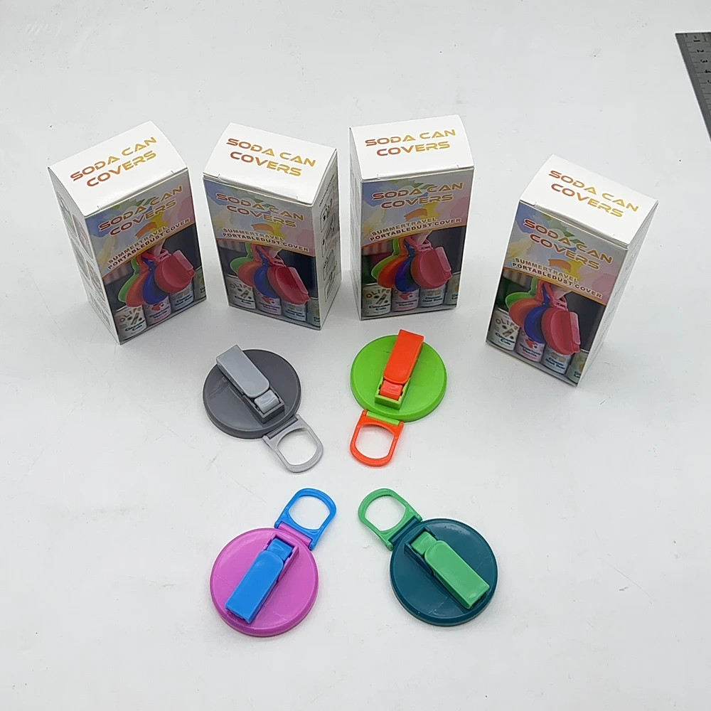 Portable Soda Can Lid Silicone Straw Soda Can Lid Reusable Suitable For Canned Beverages Beer Juice 1pcs With 2 straws