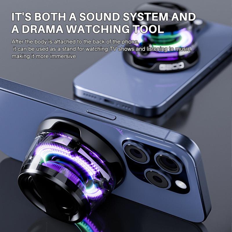 Magnetic Mini Smart light Audio Bluetooth Speaker, G200 5W  Speakers Wireless with Bluetooth 5.3, RGB Light, Game Mode, 7H Playt
