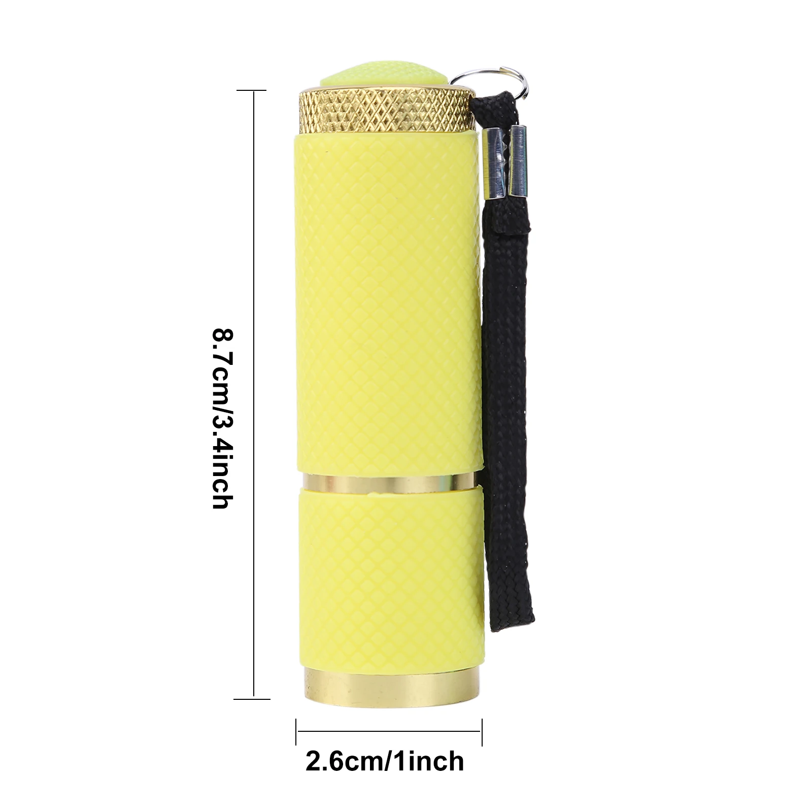 Kleine Taschenlampe mit Umhängeband, Taschenlampe aus Aluminiumlegierung, weißes Licht, Beleuchtung, Kindergeburtstagsgeschenk, Außenbeleuchtungsausrüstung