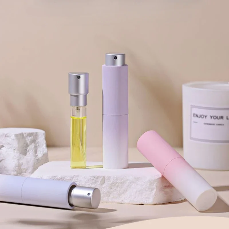 8ml Perfume Atomizer Portable Liquid Container for Cosmetics Traveling Mini Alcochol Spray Bottles Empty Perfume Refill Bottle