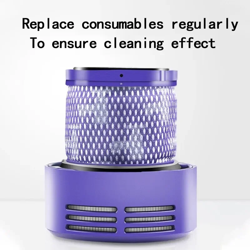 Élément filtrant pour aspirateur Dyson V10 Version américaine, accessoires de remplacement lavable, post-filtre HEPA, pièces de rechange réutilisables