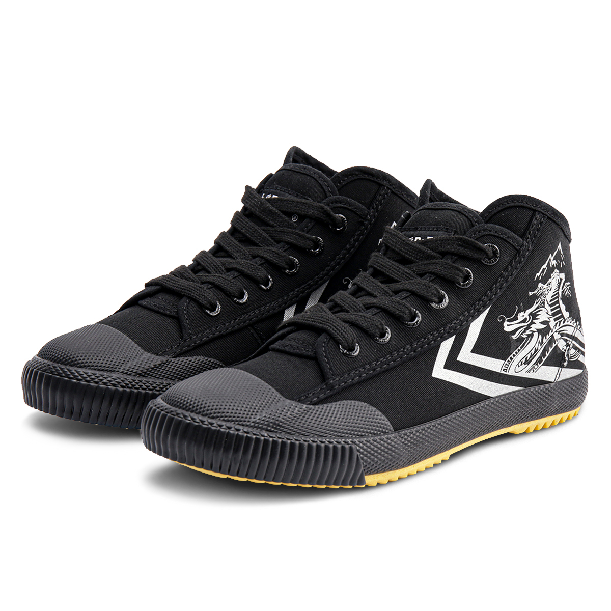 Dafu Schuhe Mid Top Parkour Neue schwarze Schuhe Original Boot Sneakers Dragon Shoes 035