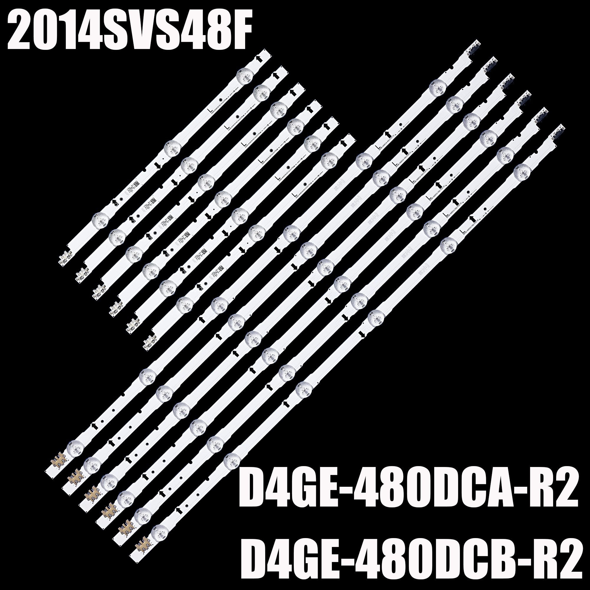 12 шт./компл. светодиодная подсветка для LH48DBDPLGC 2014SVS48F UA48J5088AC UE48H6400 BN96-30453A D4GE-480DCA-R3 D4GE-480DCB-R3 UE48H6500