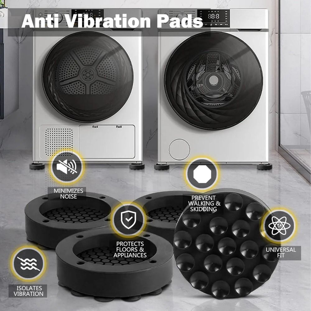 Universal waschmaschine Fuß polster Anti-Rutsch-Dämpfer stehen Zubehör Anti-Vibrations-Pad stoßfest schützen Boden