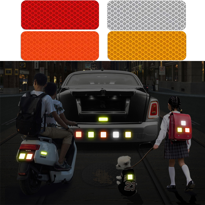 รถกันชนสติกเกอร์สะท้อนแสงแถบสะท้อนแสงเทป Secure Reflector สติ๊กเกอร์สติ๊กเกอร์