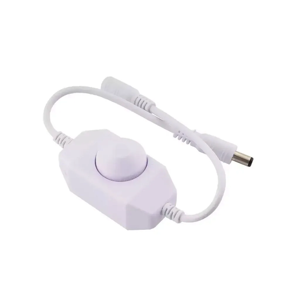 Dimmer LED a striscia LED monocolore di alta qualità Dimmer LED 12V 2A 24W Manopola LED Dimmer Interruttore di regolazione ON OFF