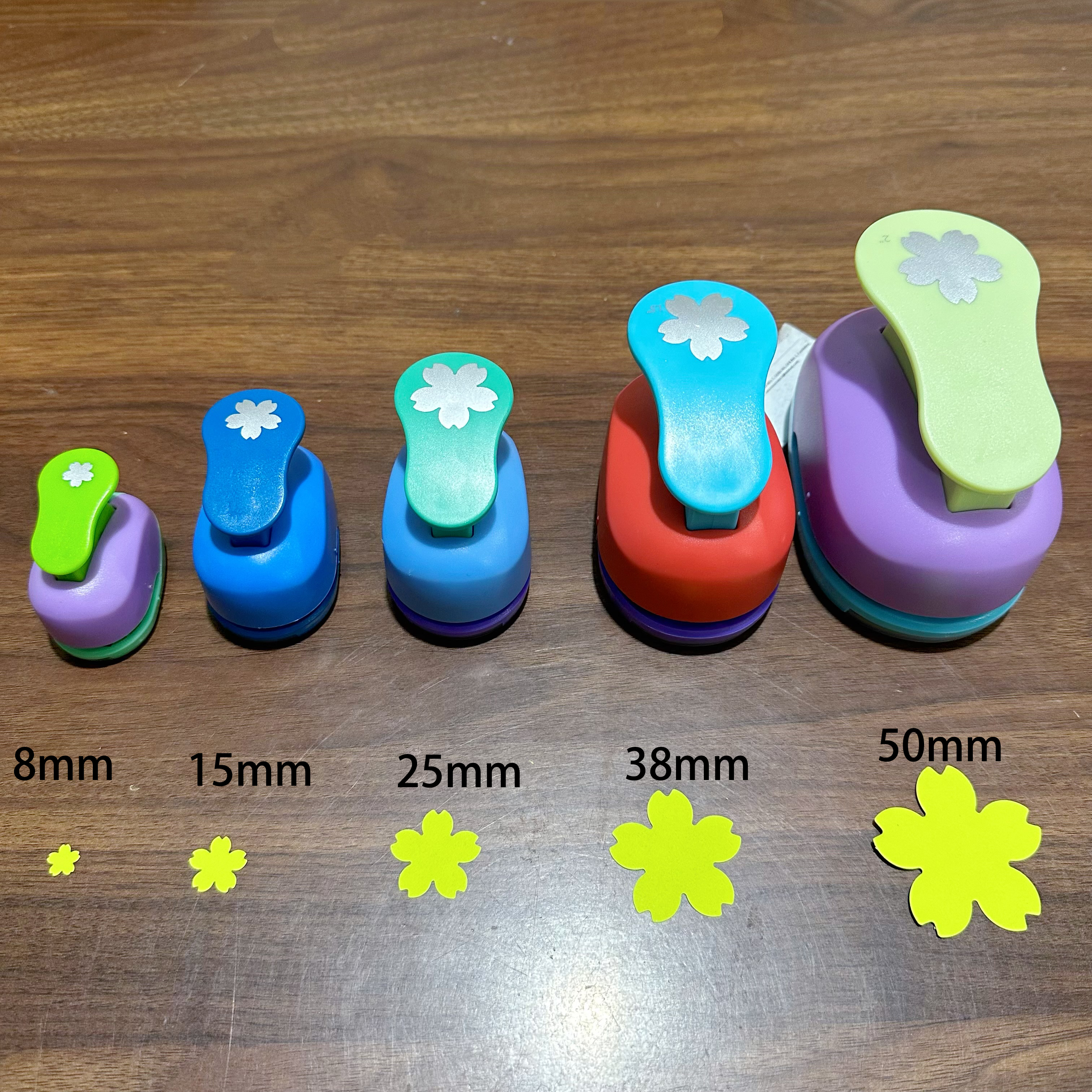 Diy flor de cerejeira perfurador scrapbook papel perfurador cortador de papel 8-50mm perfurador scrapbooking perfuradores cortador de gravação perfurador