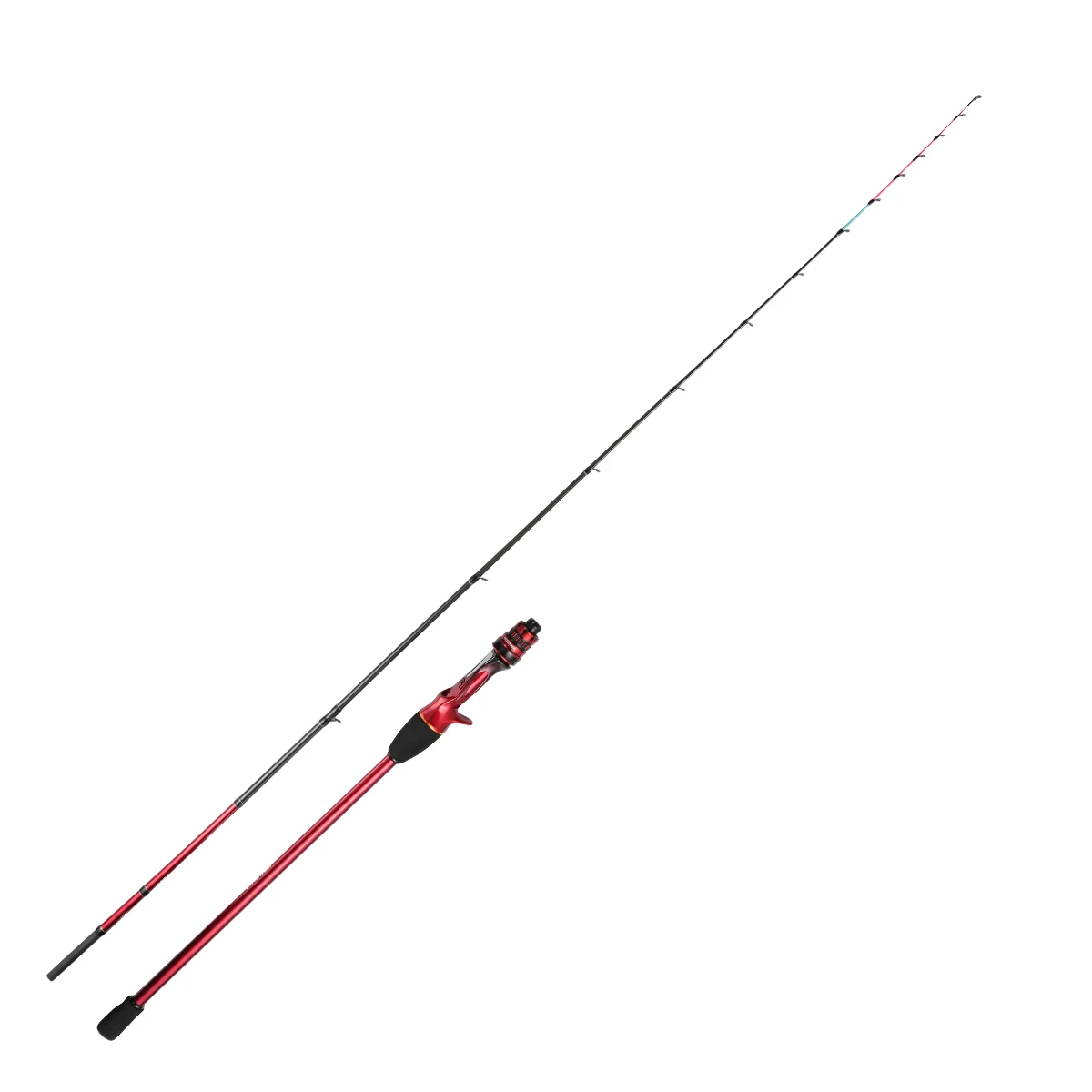 Vara de pesca marítima 175m mt, vara de choco com ponta de metal, vara de pesca de polvo com anéis fuji, vara de pesca hanchi, peso leve