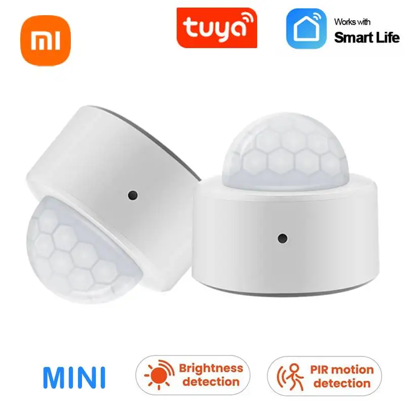 Xiaomi Zigbee-Sensor de movimiento PIR, Sensor de movimiento del cuerpo humano, Detector de seguridad inteligente, Control de vida inteligente, funciona con Alexa y Google Home