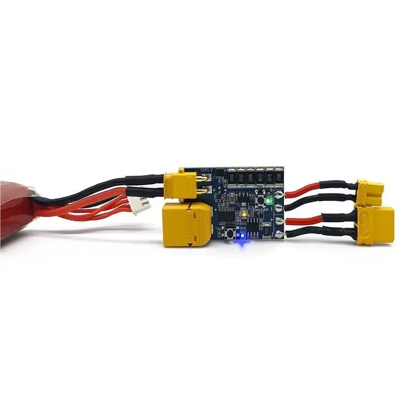 Vifly shortsav 2 inteligente rolha de fumaça interruptor de botão de alimentação fusível eletrônico para evitar curto-circuito sobrecorrente 2-6s xt30 tx60