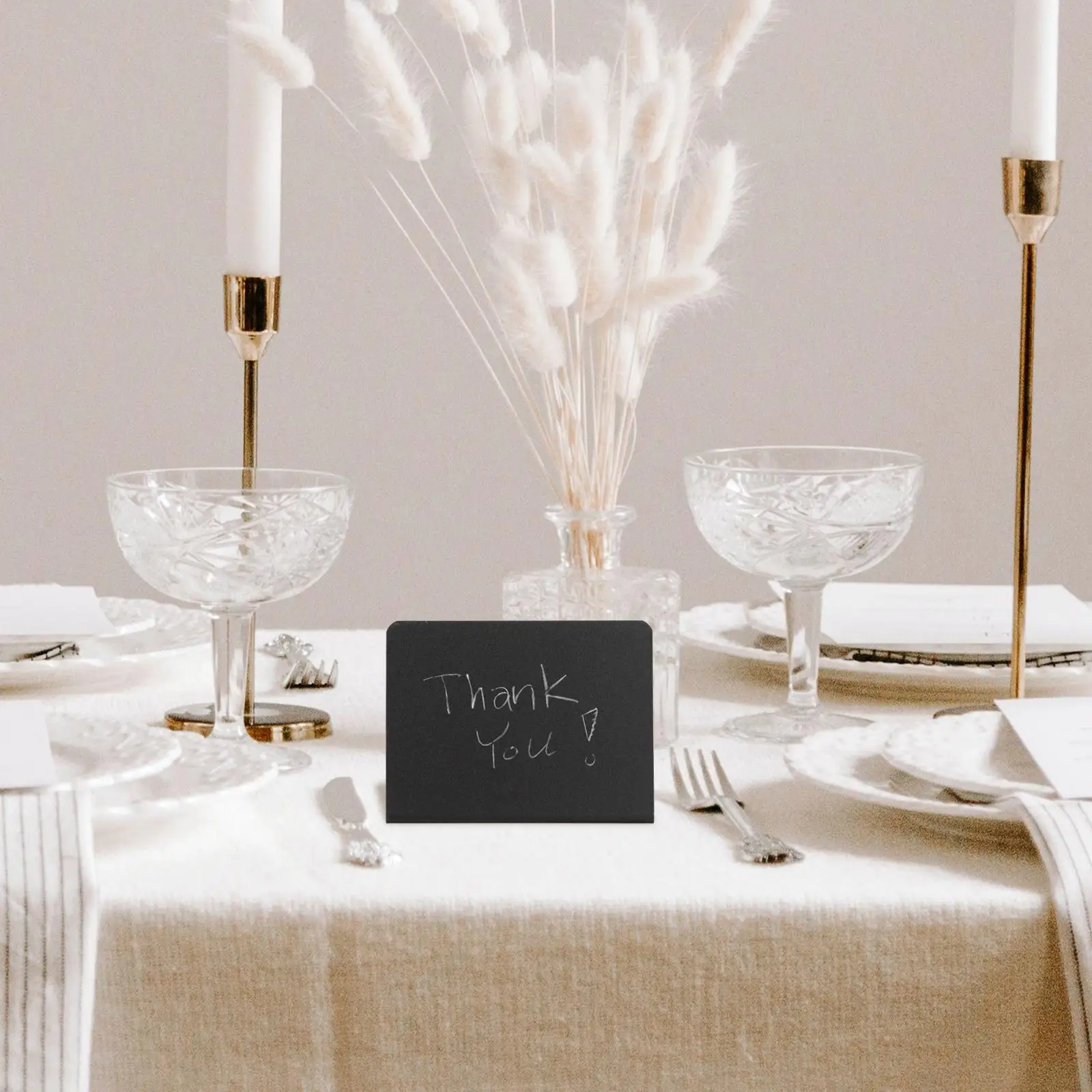 12pcs Mini Chalkboard ป้าย 100x75 มม.สีดําป้ายอาหาร PARTY บุฟเฟ่ต์ตารางห้องครัวราคาแท็ก Stable Desktop Counter Shop ป้าย