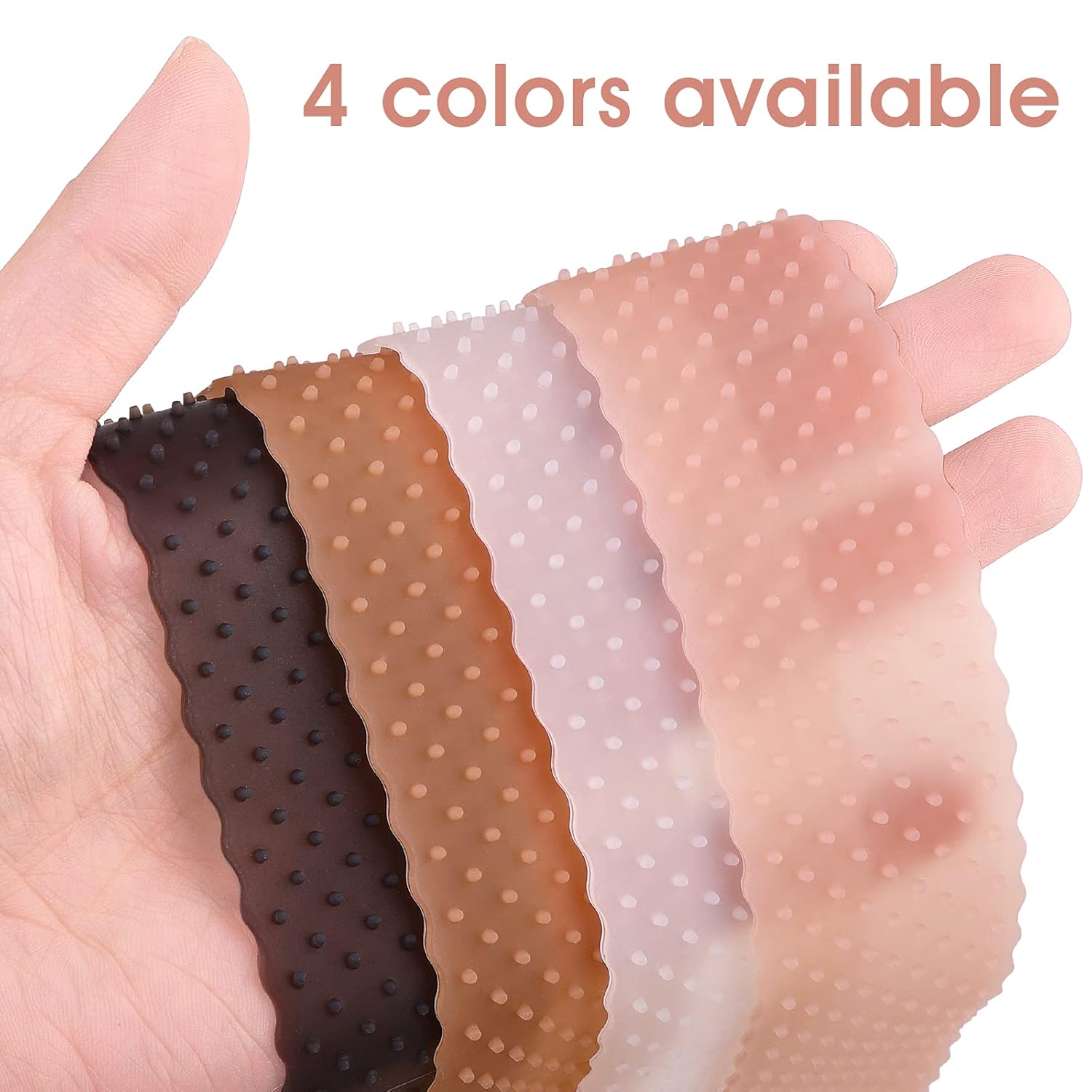2025 Nuovo 1 pz Fascia per parrucca Fascia per parrucca in silicone antiscivolo per donna Fascia per parrucca regolabile per parrucche in pizzo per tenere la parrucca (MORE COLORE)