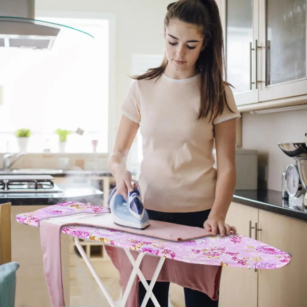 Ironing Board Height Adjustable Smooth Edge Good Load-bearing Non-Slip Wear Resistant Ironing Clothes Extra