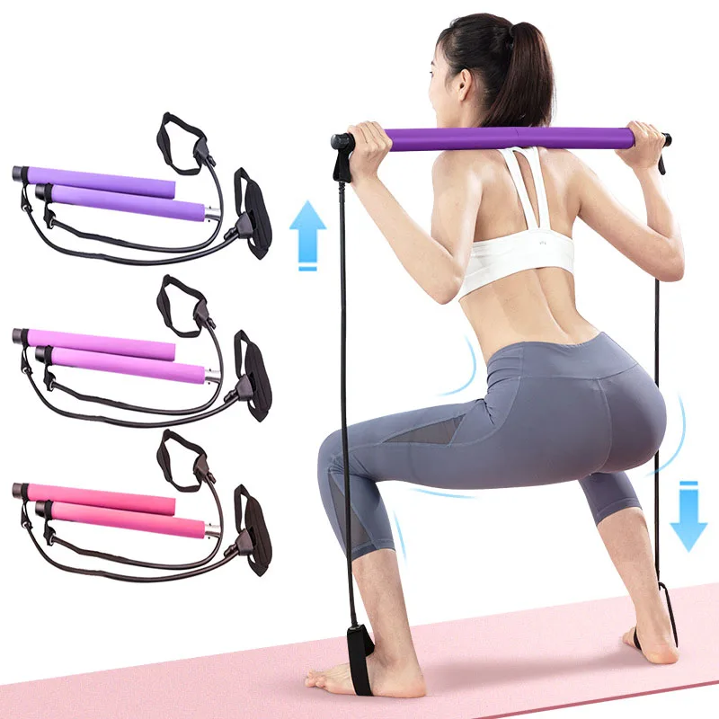 Mới Tập Thể Hình Bóng Tập Yoga Thanh Dính Crossfit Chống Ban Nhạc Huấn Luyện Tập Yoga Kéo Cần Kéo Dây Di Động Tập Thể Dục Tại Nhà Cơ Thể Tập Luyện