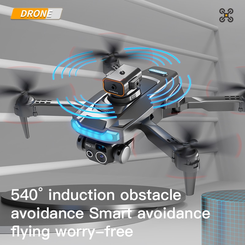 Dobrável Quadcopter Drone com 8K câmera profissional, Evitar obstáculos, localização de fluxo, controle remoto, Ariel Photography
