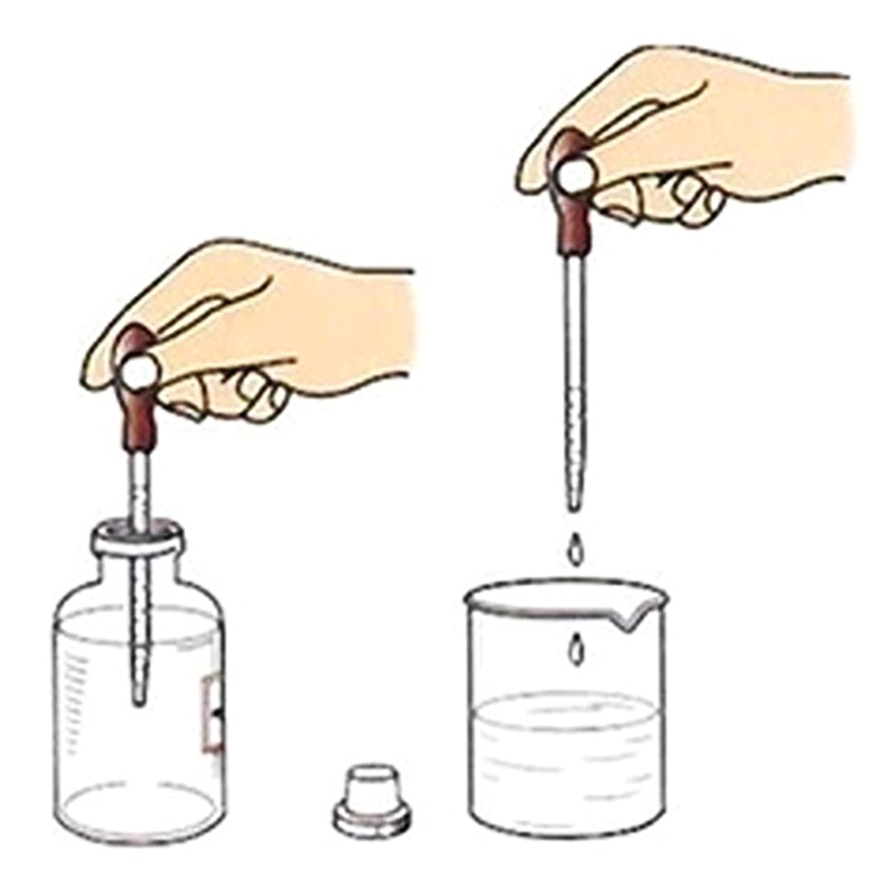 Ống Nhỏ Giọt Thủy Tinh Droppe Nhỏ Giọt Pipet Bộ Pipet Chất Lỏng Rõ Ràng Cân Đo Pipet Cho Bàn Chải Làm Sạch Cho Laborato