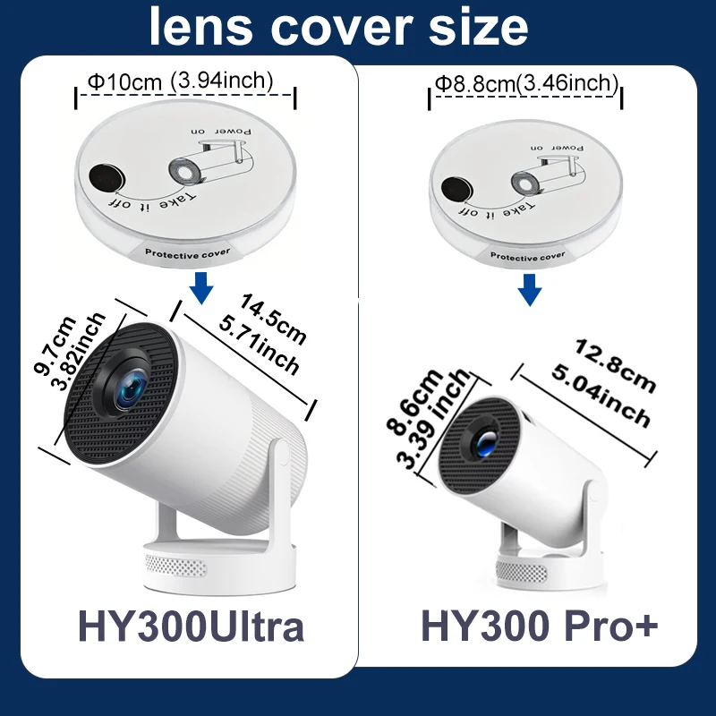 DITONG NOWA osłona obiektywu projektora Unikaj osłony obiektywu przed kurzem do projektora Magcubic HY300 HY300Pro HY300pro+ HY300Ultra
