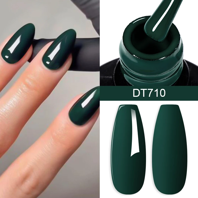 MEET ACROSS-esmalte de uñas en Gel de Color aguacate, suministros semipermanentes para uñas DIY, barniz de Gel para manicura, capa superior con Base para remojar, 7,3 ml