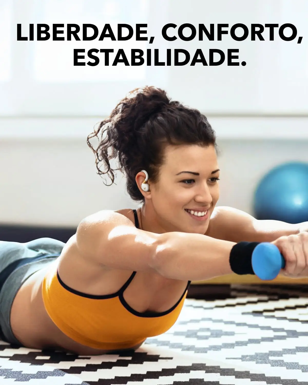 Soundcore by Anker Sport X20 True-Wireless Workout Fones de ouvido Ganchos de ouvido Fone de ouvido Bluetooth sem fio Fones de ouvido Bluetooth