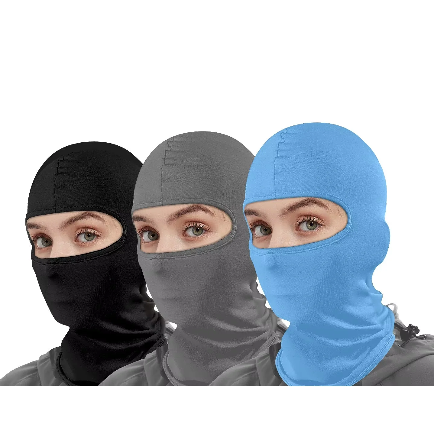 Passamontagna tattico Maschera per il viso Raffreddamento estivo Ghetta per il collo Sciarpe da trekking Uomo Moto Casco da ciclismo Cappuccio Protezione solare