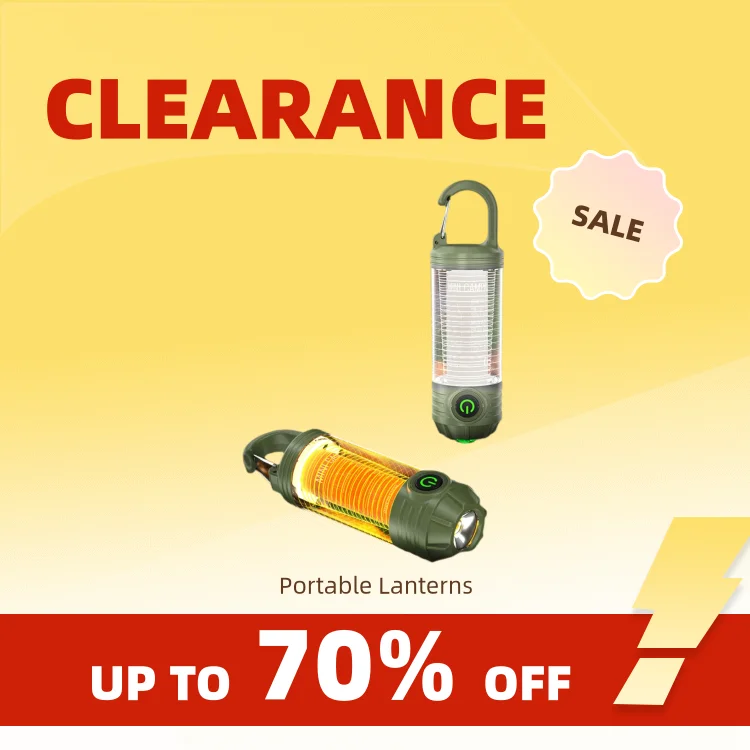 Clearance_LED Campinglantaarn Multifunctionele zaklamp Draagbare superheldere zaklamp Tentlamp Noodverlichting met haak Outdoo