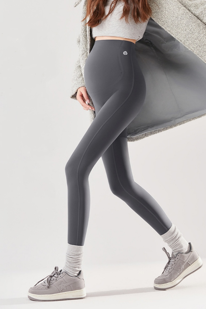 2024 ฤดูใบไม้ผลิฤดูใบไม้ร่วงกางเกงขายาวหญิงตั้งครรภ์สูงยืดหยุ่น Belly กางเกง Unfettered Seamless Maternity Shark กางเกง