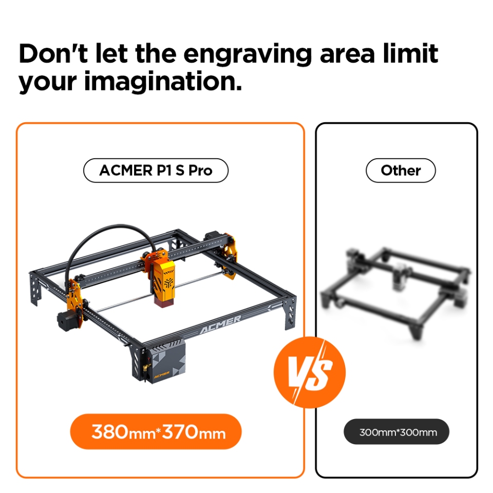 P1 S PRO ACMER P1 5.5W Wood engraving machine tools