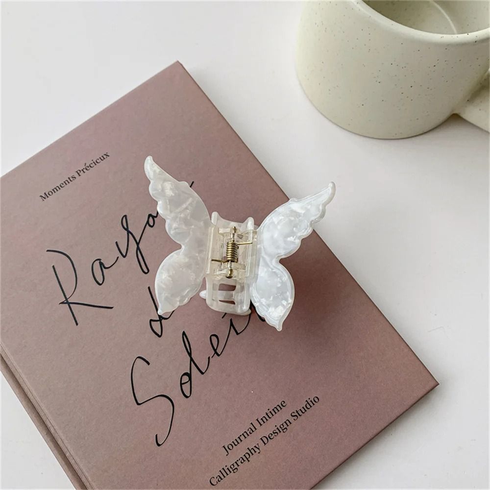 1 шт., заколка-бабочка для волос, из ацетатного волокна