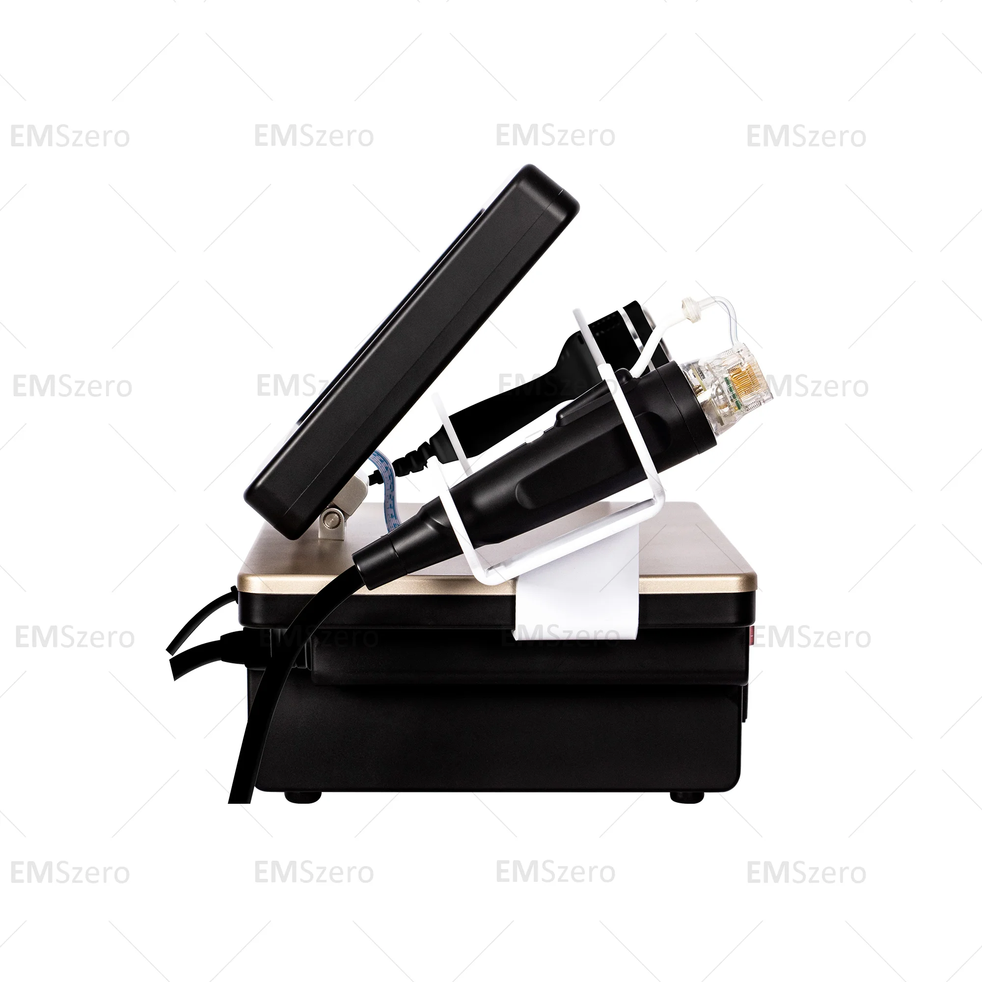 RF Microneedling ร้านเสริมสวยใช้เครื่องต่อต้านริ้วรอย/microneedle Rf Fractional Micro เข็มเครื่องเดสก์ท็อปแบบพกพา OEM ODM