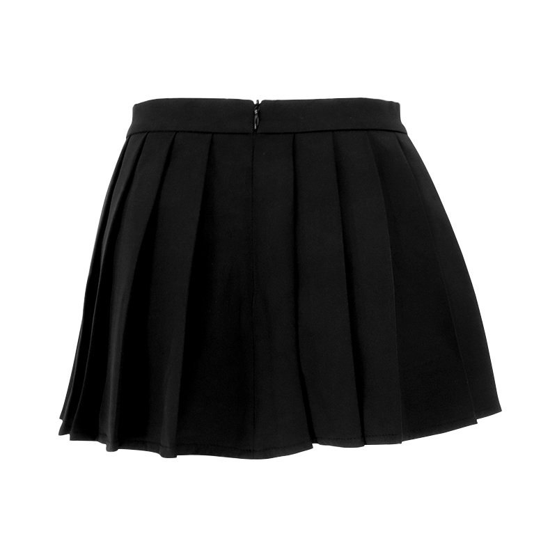 Sexy Mini Rok Vrouwen Nieuwe Zomer Zwarte Mode Rits Partywear Casual Slanke Plooirok Elegante Veelzijdige Sexy Vrouwelijke Rok