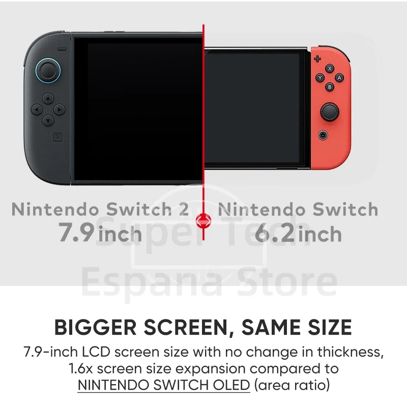 Nintendo Switch 2 7,9-Zoll-LCD-Display Joy-Con2-Griffkonsole Stabiler TV-Modus Video-Gaming-Konsole N2