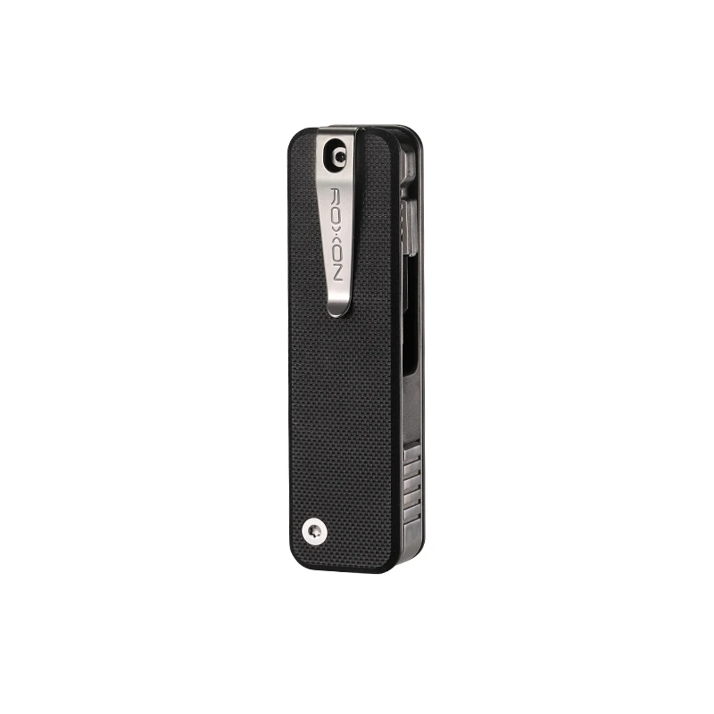 ROXON S503G Flex Companion Tool Modular Design and Customizable Pocket Tool, Preinstalled with 8 Essential Tools (1/4" Bit Drive
