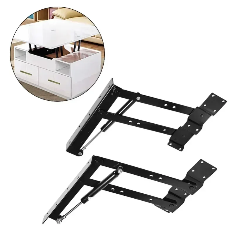 2PCS กาแฟตาราง Multi-Functional Desktop พับ Lifter Hydraulic Air สนับสนุนยก Rod พับเฟอร์นิเจอร์ฮาร์ดแวร์