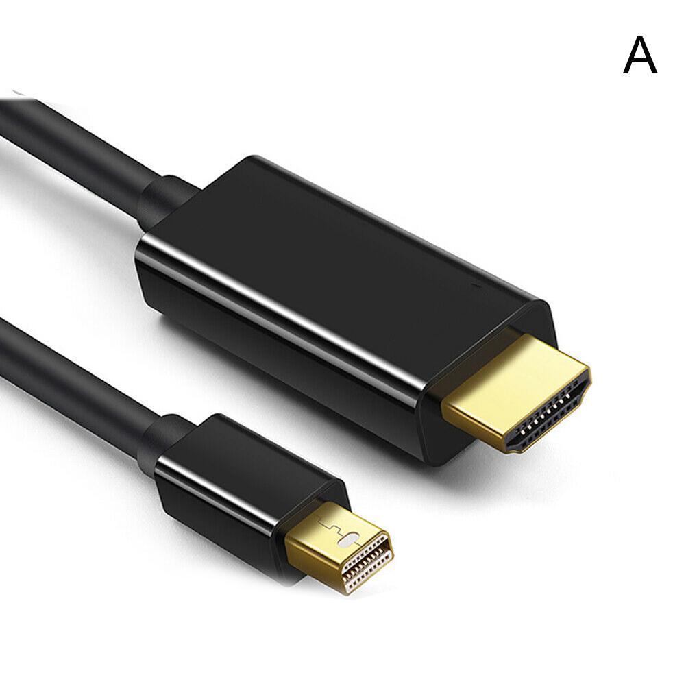 1,8 м Mini DP порт дисплея Thunderbolt 2 для HDMI-совместимого кабеля Pro адаптер с золотым покрытием для Macbook Mini IMac