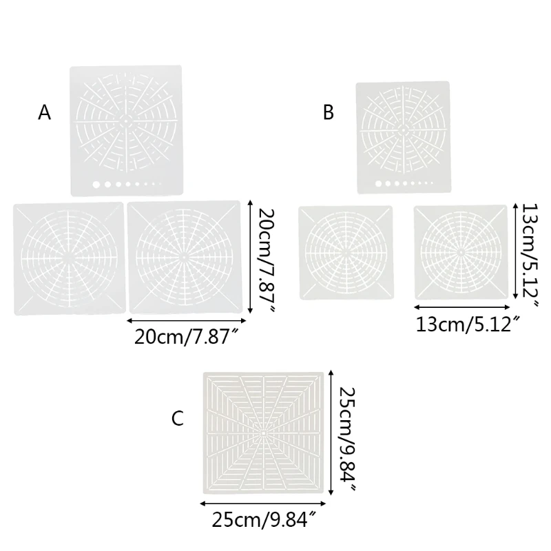 Đá Sơn Thủ Công Mỹ Nghệ Sáng Tạo Mandala Vẽ Giấy Nến Mandala Bản Mẫu Chấm Tranh Dụng Cụ Điểm Rỗng Bản Mẫu