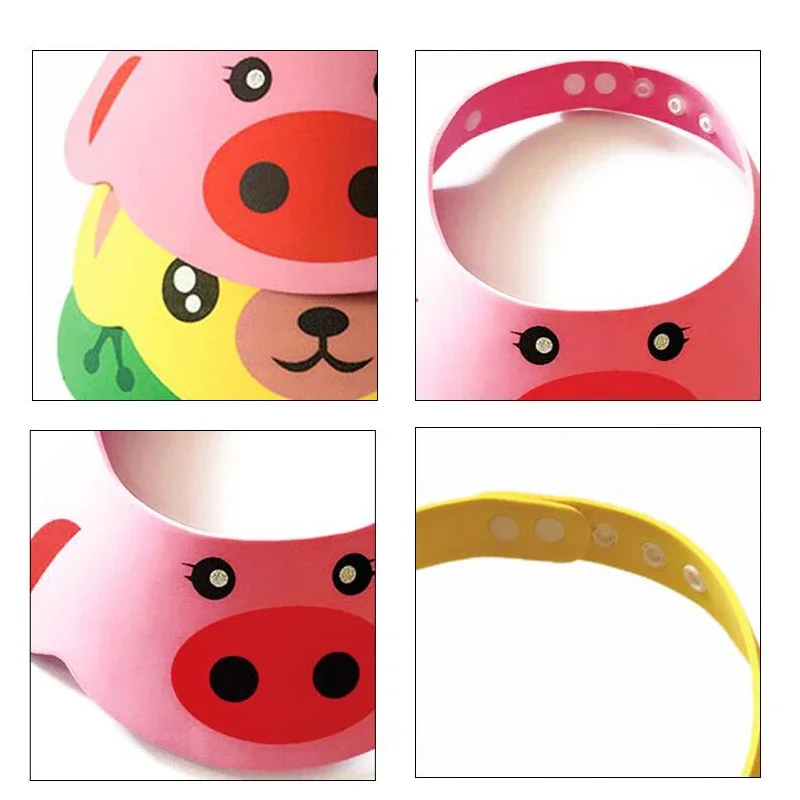 Adjustable Baby Shower Hat Toddler Kids Shampoo Bathing Shower Cap Head Wash Hair Shield Direct Sun Visor Caps For Baby Care