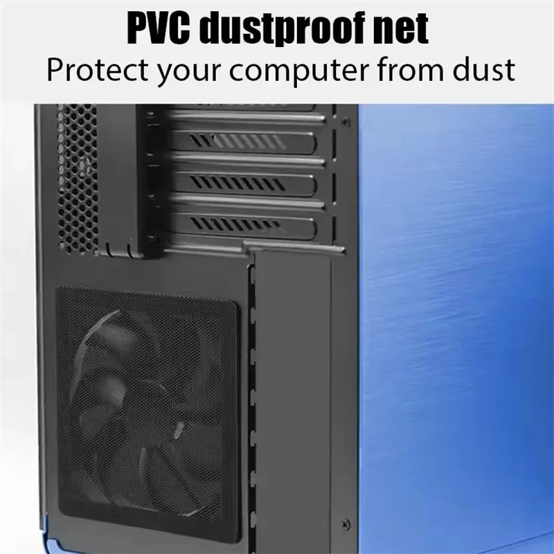 1M PC Chassis Koeling Stof Mesh PVC Netto Guard Fan Cover Stoffilter Netwerk Netto Case Stofdicht Netto cover voor Computer