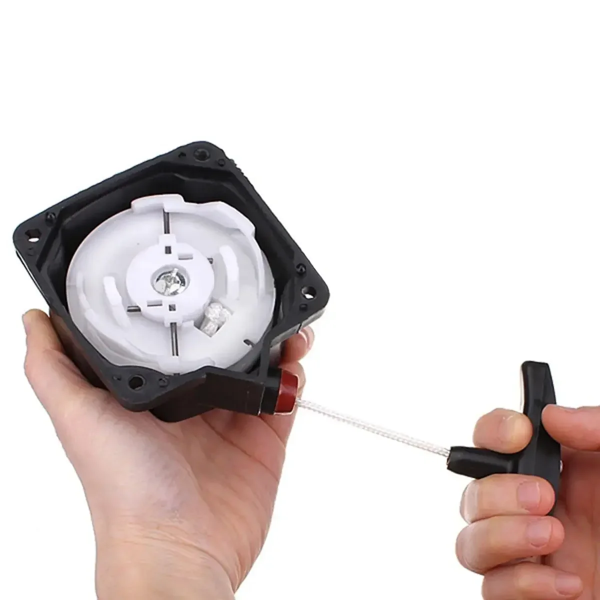 Universale Pullstart Recoil Pull Starter Decespugliatore Strimmer Start Parti del tosaerba Nero