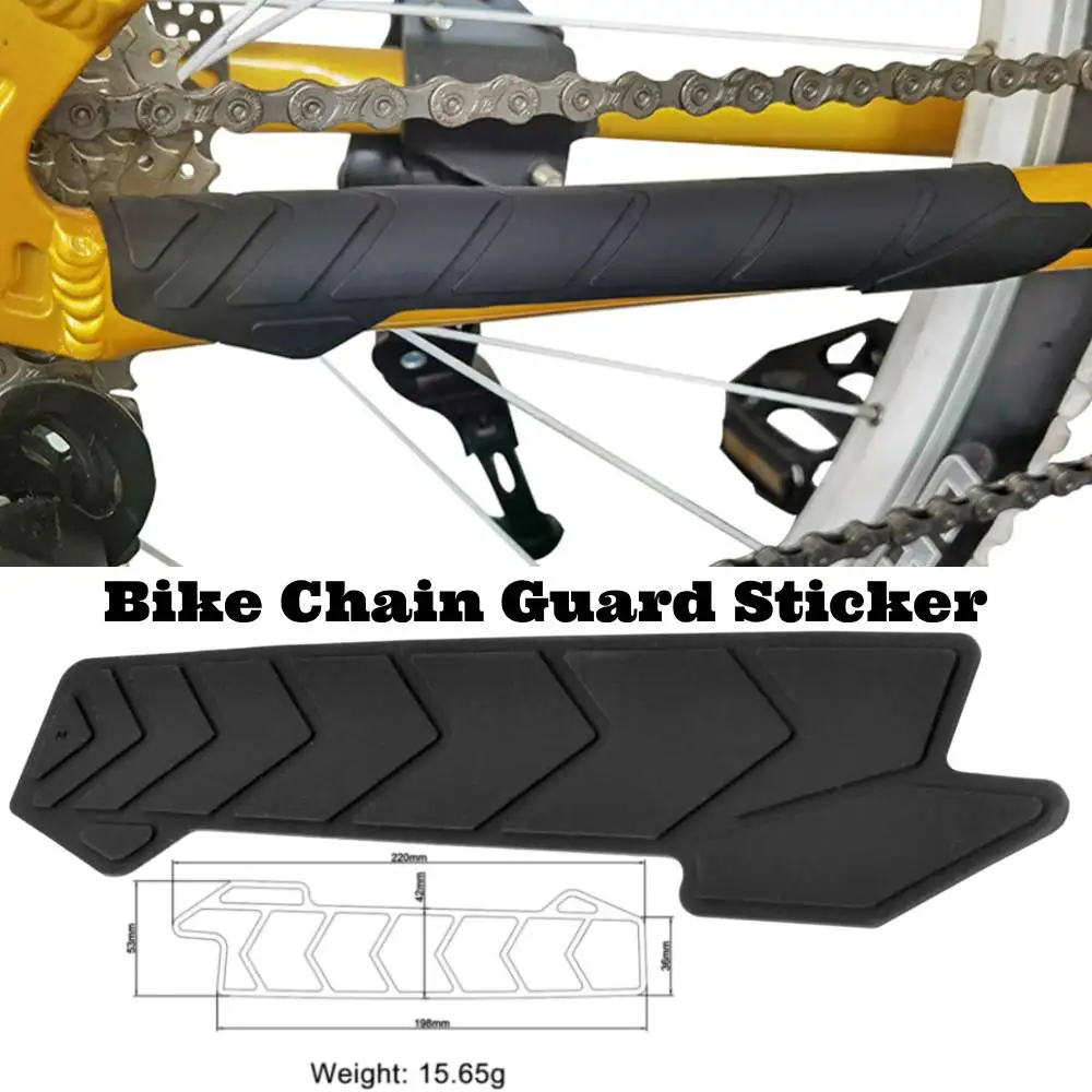 Silikon Fahrradkette Aufkleber Fahrrad rahmens chutz Kettens chutz Aufkleber Rahmens chutz kratz fester Schutz MTB Zubehör