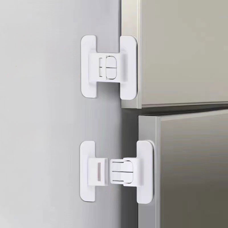 1PC Kühlschrank Türschließer Sicherheit Snap Auto Lock Kein Schlag Universal