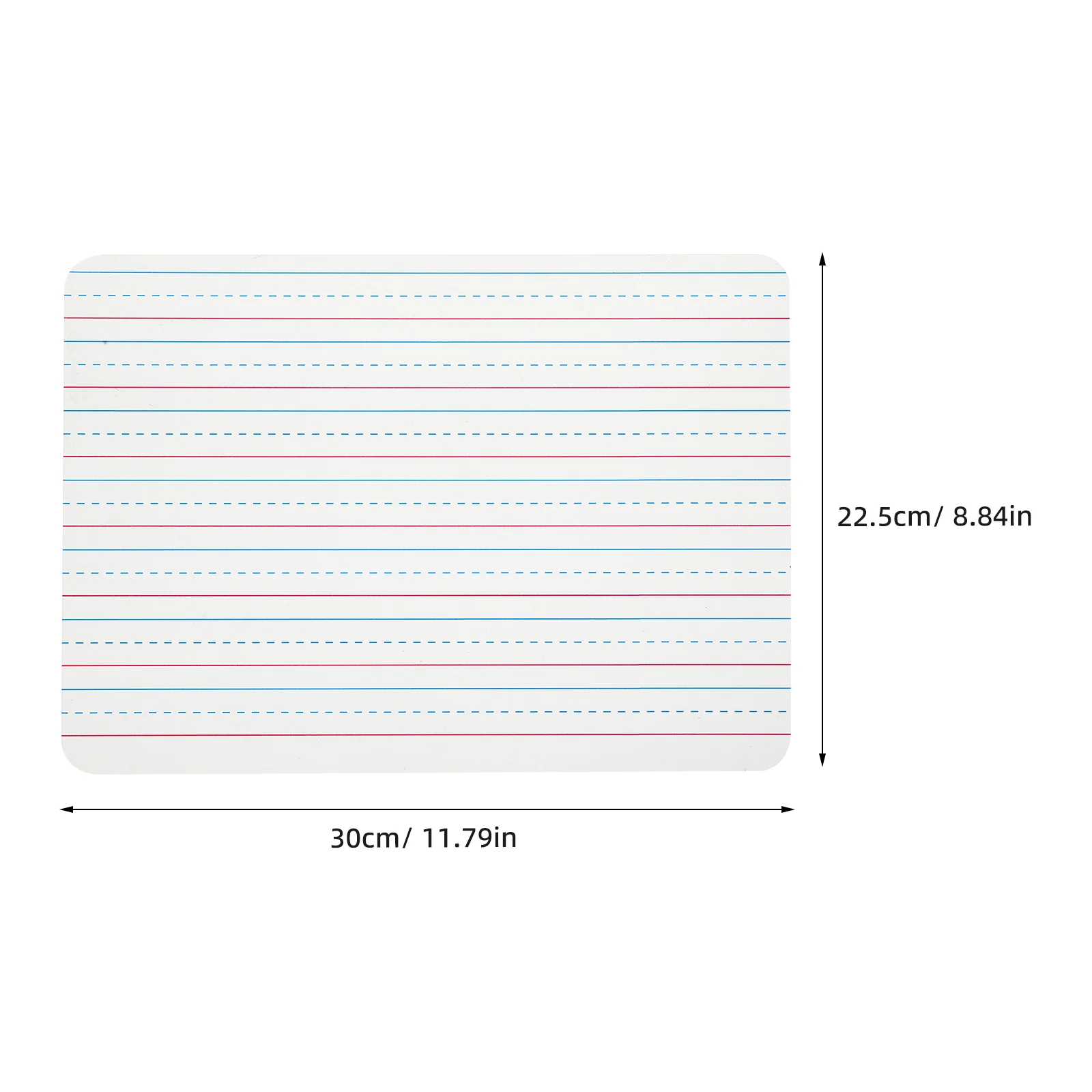 Double Sided Whiteboard Small Dry Erase Board Classroom White Boards With Lines Handheld Writing Board For Presentation Supplies