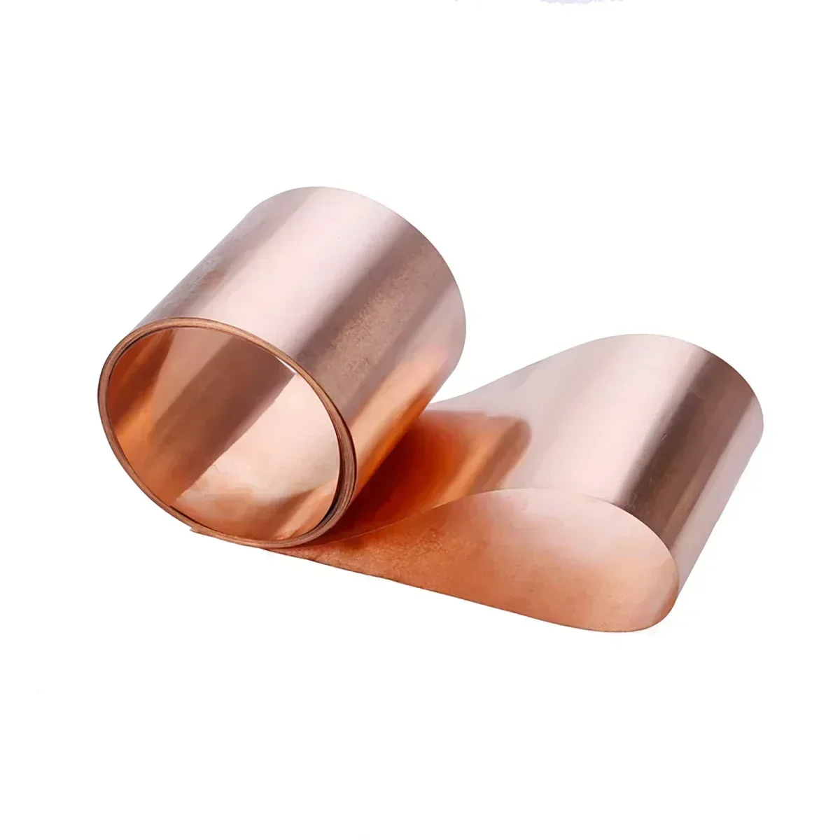 1 Meter Width 5-400mm 99.99% Pure Copper Foil Strip High Purity T2 Red Copper Shielded Sheet Roll Thickness 0.01mm -1mm