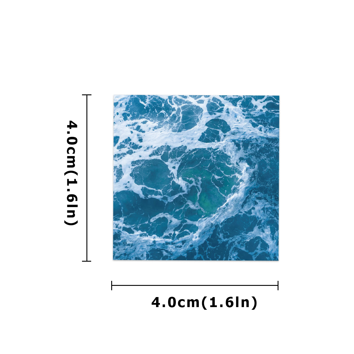 노트북, 전화 케이스, 물병, 가방, 어린이 장난감 스티커, DIY 스티커에 대 한 46pcs 블루 기능 풍경 패턴 스티커
