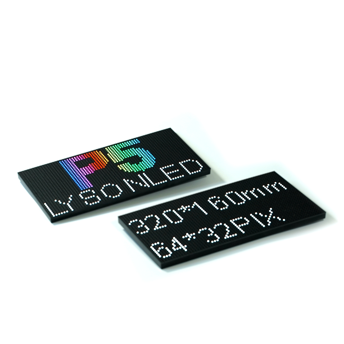 2 szt. P5 pełnokolorowy moduł kryty ekran elektroniczny sala konferencyjna Grande ekran wyświetlacz LED Panel 320*160mm RGB 64x32 punktów