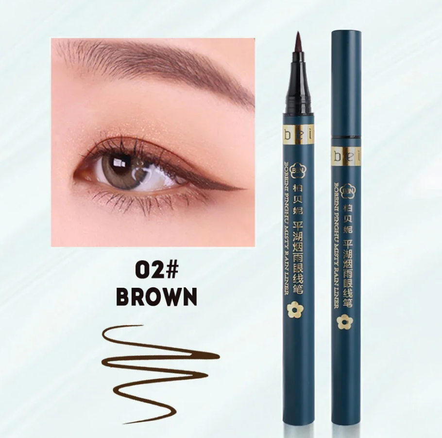 Delineador de ojos duradero resistente al agua, lápiz negro marrón de secado rápido, cosméticos para ojos, delineadores de ojos líquidos mate, maquillaje blanco a prueba de sudor