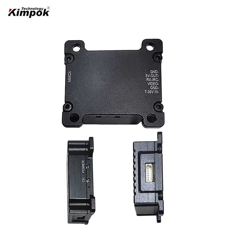 Transmisor y receptor de vídeo UAV analógico VTX 1,2 Ghz 1,3 Ghz 2W transmisión de Audio y vídeo 1,1G 1,2G 1,3G